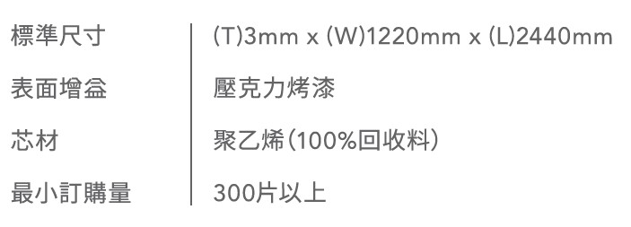 LEBOARD力寶鋁塑板